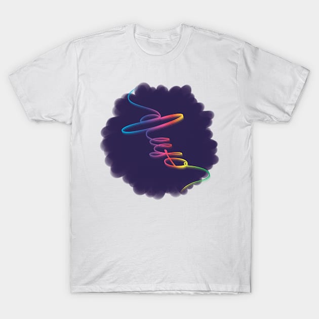 Abstract UFO T-Shirt by Fresh look